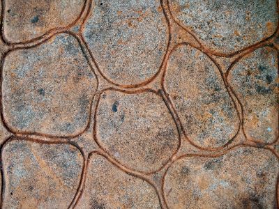 Color-Stamped Concrete