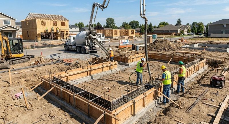 Foundation Construction in Fredericksburg, VA