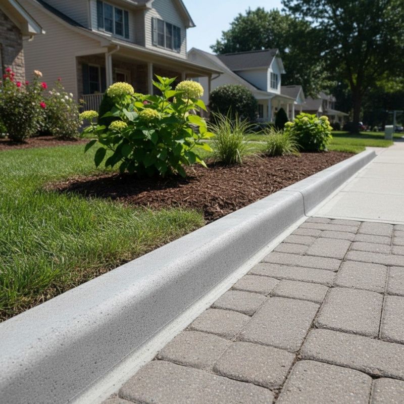Lawn Curbing Installation